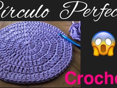 Circulo Perfecto #1 Para Gorros, Bolsos, Tapetes, etc, *Punto Alto En Crochet*