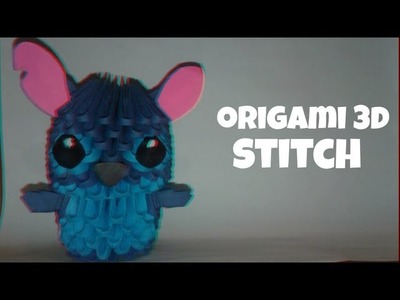 Como hacer a STITCH en origami 3D | Carol Sandoval