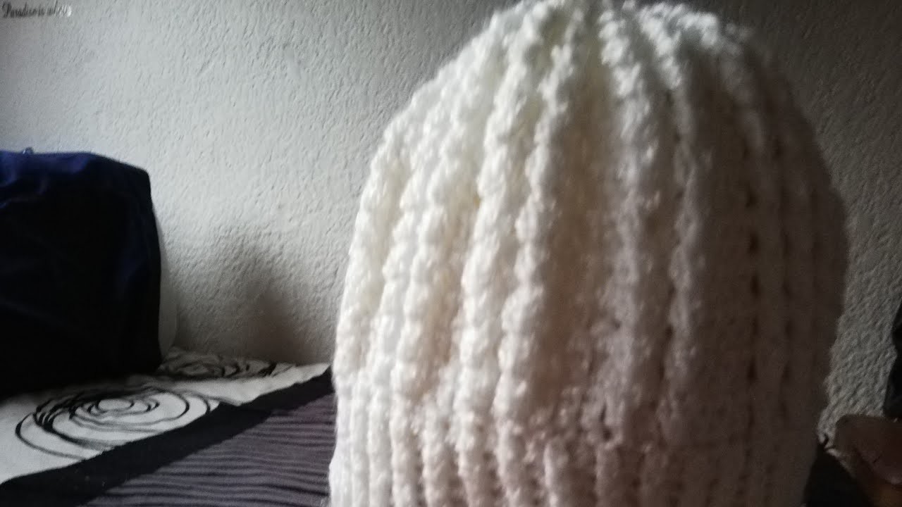 Como hacer gorro coletero fácil a crochet