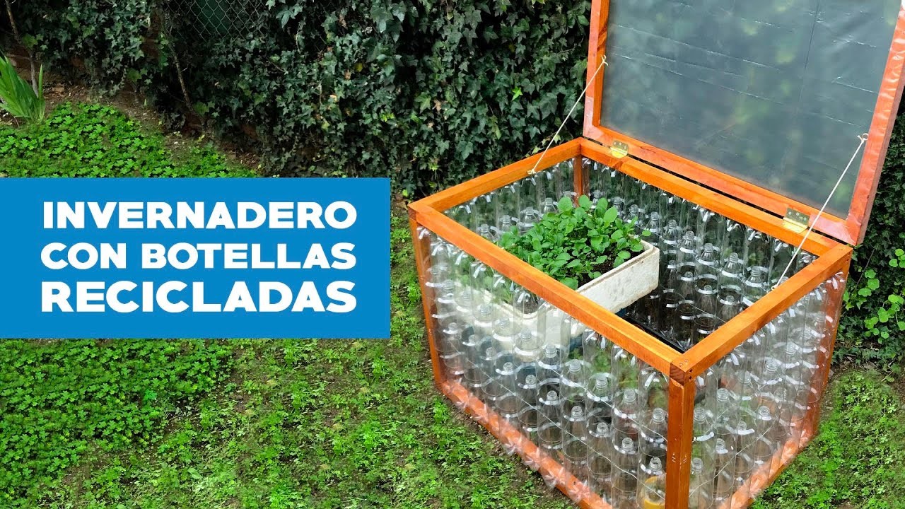 Cómo hacer un invernadero con botellas recicladas