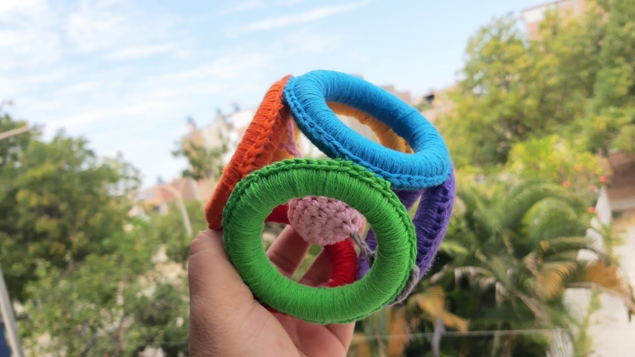 Sonajero tejido a crochet para estimulación temprana - Nuevo proyecto