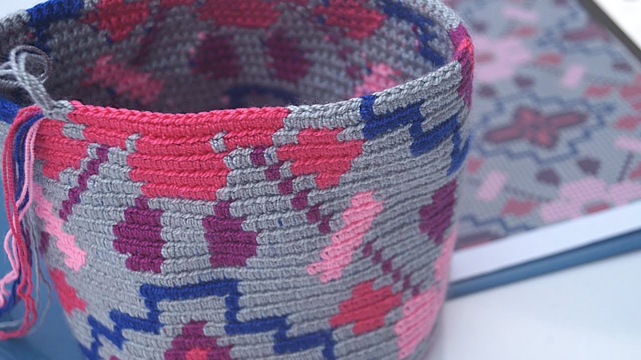 ???? TUTORIAL Mini Mochila Wayúu Flores a Crochet - Parte 2 Cuerpo