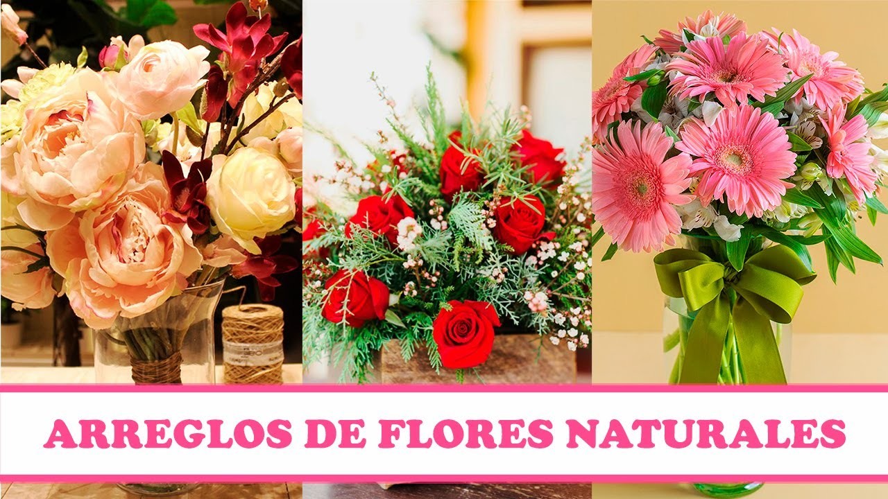 40 Arreglos Hermosos de Flores Naturales