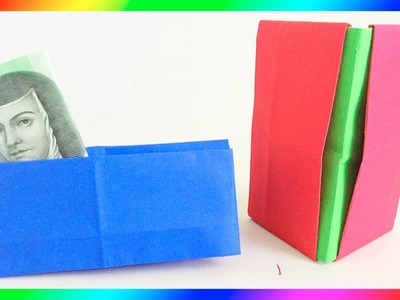 Cartera de papel - Manualidades de papel - paper figures - paper crafts  -PapelyManualidades