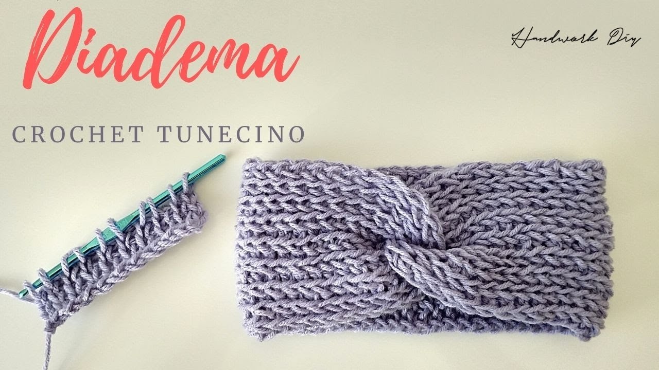 Cómo tejer diadema a crochet | Tunecino