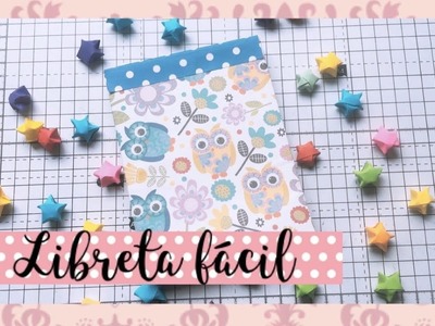 Libreta fácil de hacer con hojas sueltas, cómo hacer, manualidades, regreso a clases, back to school