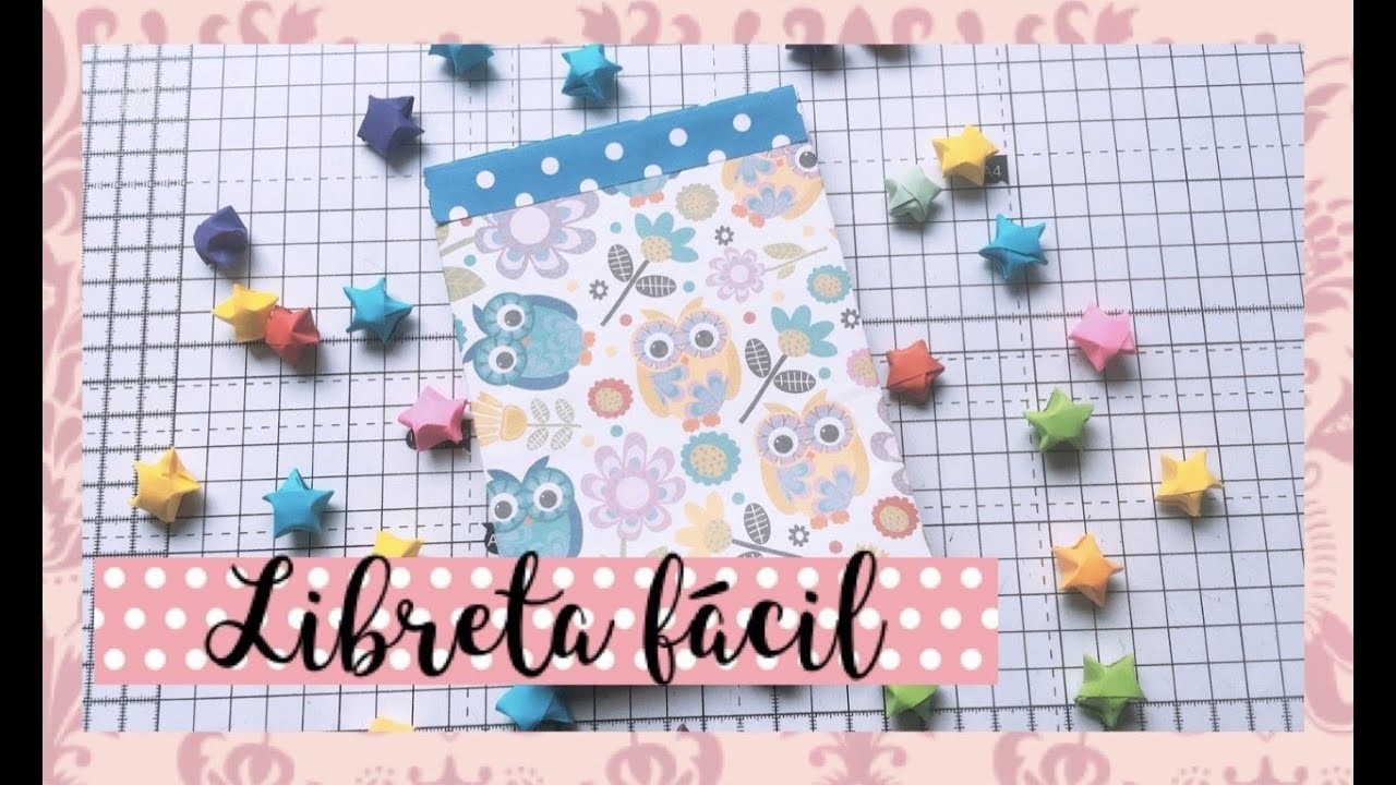 Libreta fácil de hacer con hojas sueltas, cómo hacer, manualidades, regreso a clases, back to school