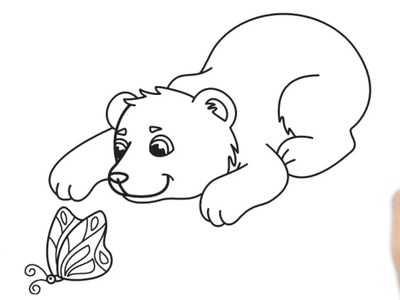 Cómo dibujar un oso bebé