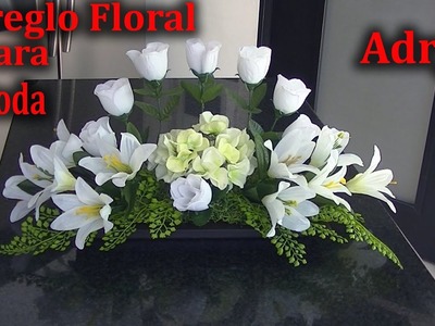 Haz un Bello Arreglo Floral para Boda DIY