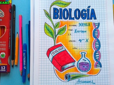 PORTADA BONITA PARA BIOLOGÍA - Portadas para Cuadernos