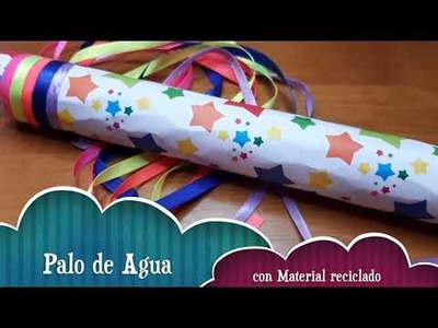 TUTORIAL Palo de Agua - instrumentos musicales con material reciclado - Manualidades para niños