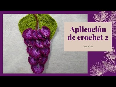 Aplicación de crochet 2 - ???? (puntilla 39 parte 1) | Say Artes
