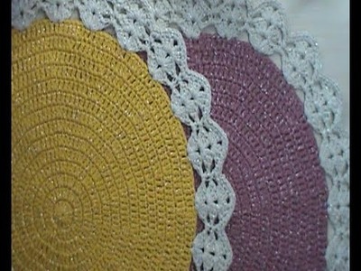 Como hacer tapete redondo perfecto a crochet