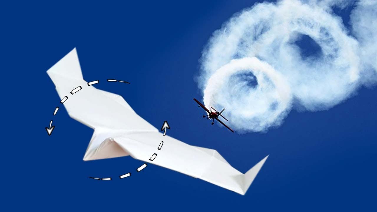 Cómo Hacer un Avión de Papel BOOMERANG ver 37 | faire des avions en papier | origami airplane