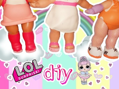 Como hacer ZAPATOS para muñecas LOL Surprise con foami y globos. Barbie Dulces Miniaturas DIY.