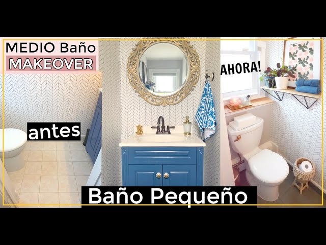 DIY CAMBIOS EN UN Baño Pequeño ! COMO PINTAR EL PISO ?  un ESTILO ELEGANTE + ORGANICO, MUCHAS IDEAS