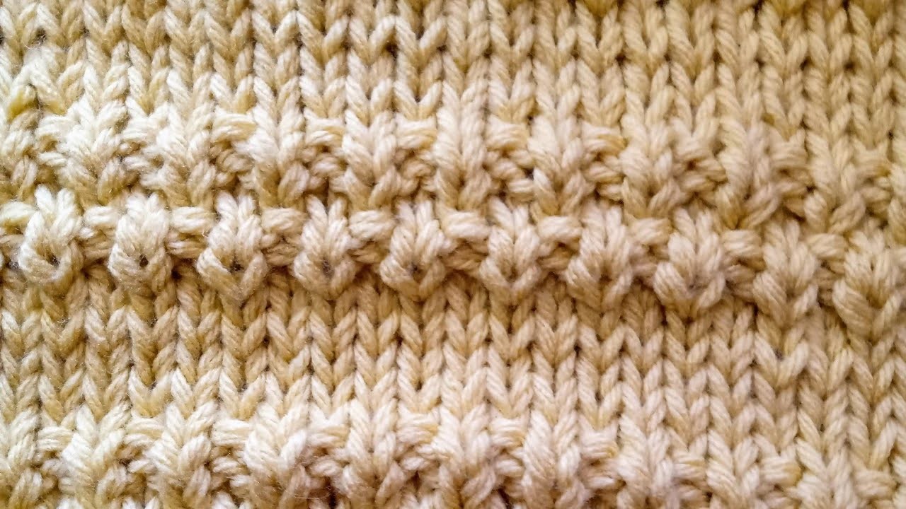 PUNTO FANTASÍA BASTONCITO a dos agujas.