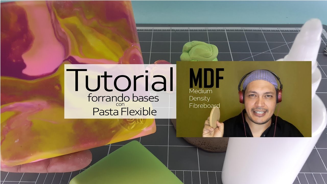 #Tutorial Aprende a forrar tus bases de #MDF con #PastaFlexible