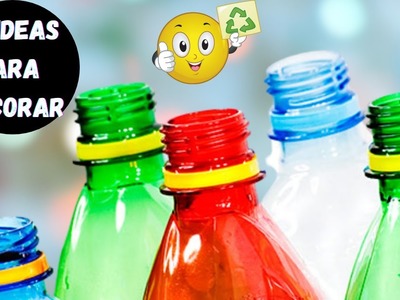 10 MANUALIDADES PARA DECORAR LA CASA | Manualidades Reciclables | 10 ideas con botellas de plástico