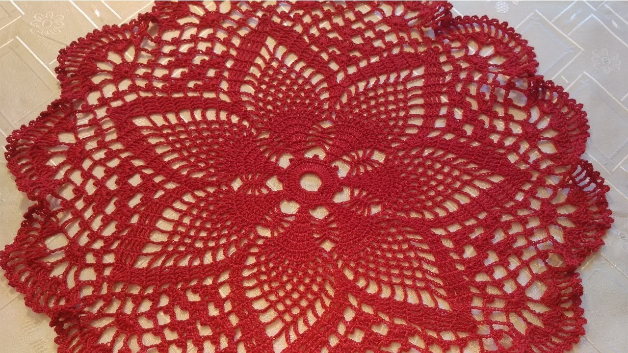 Centro de Mesa Flor de 7 Petalos a Crochet (Ganchillo) tutorial paso a paso. Parte 2 de 3.