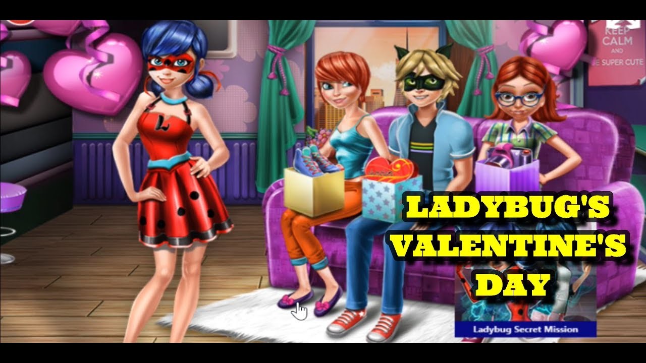 Ladybug el juego | Dia de San Valentín de Ladybug |  Compras de regalos a Cat Noir y sus amigos