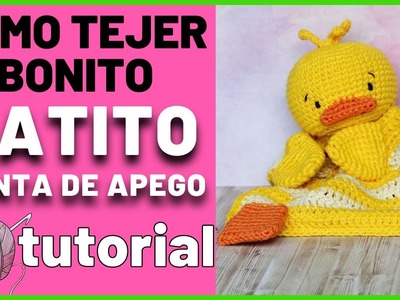 MANTA de APEGO de PATITO | parte 1| muñeco DOUDUO a crochet TUTORIAL