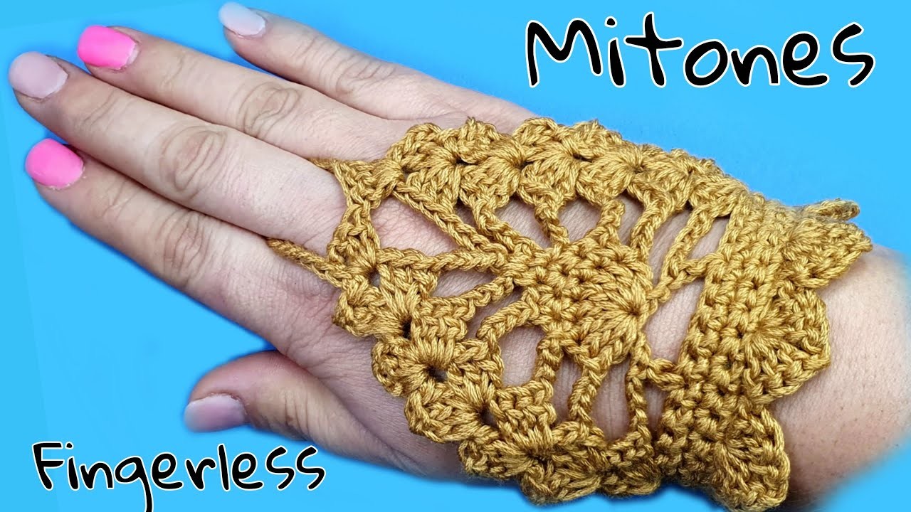Mitones o Guantes a Crochet Faciles????How to Crochet Fingerless Gloves Easy????Handmade????Very Easy Mittens