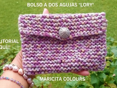 Idea #44 Bolso a Dos Agujas Lory Tutorial ⬇️❤️aquí por Maricita Colours