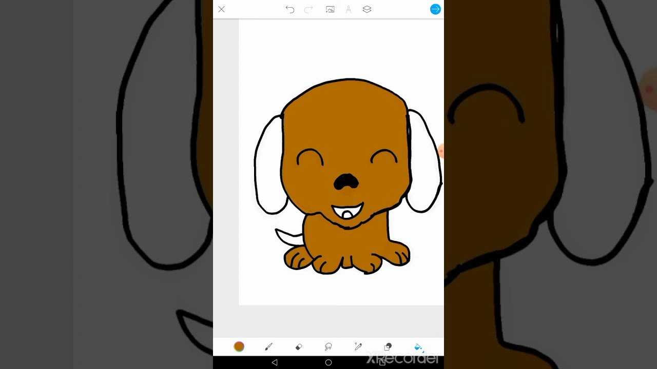 Como dibujar un perro en color