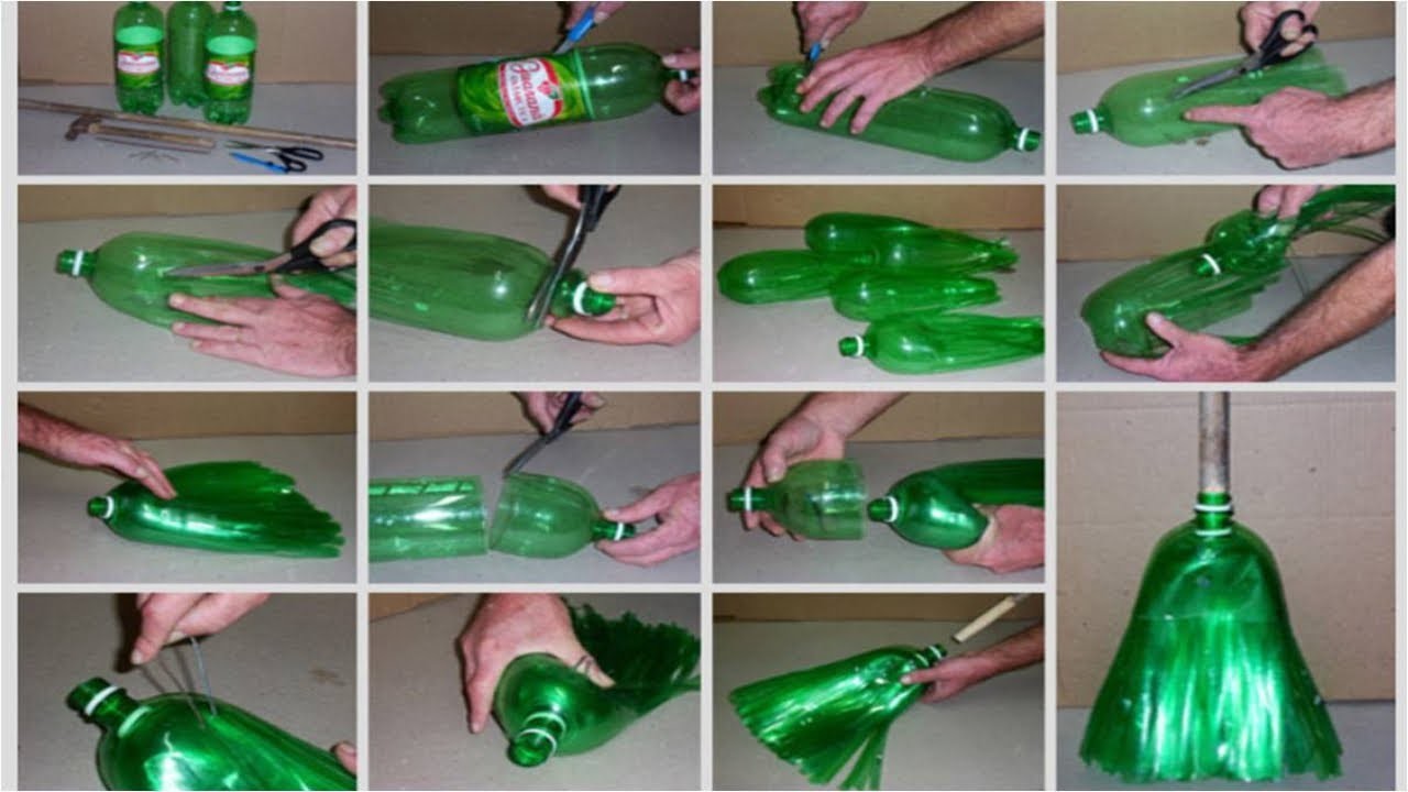 Cómo Hacer Una Escoba Reciclando Botellas De Plástico