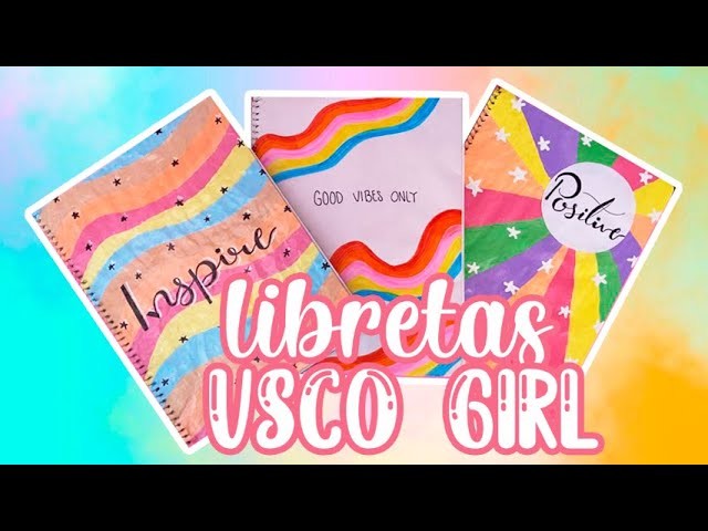 Decora libretas al  Estilo VSCO GIRL || Brenda PE