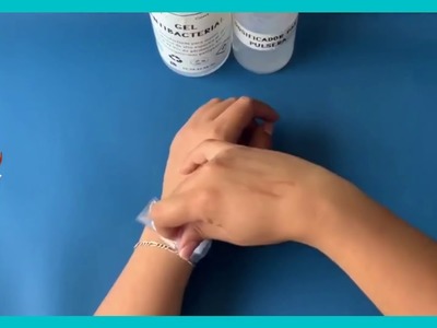 Instructivo uso pulsera dispensadora gel antibacterial