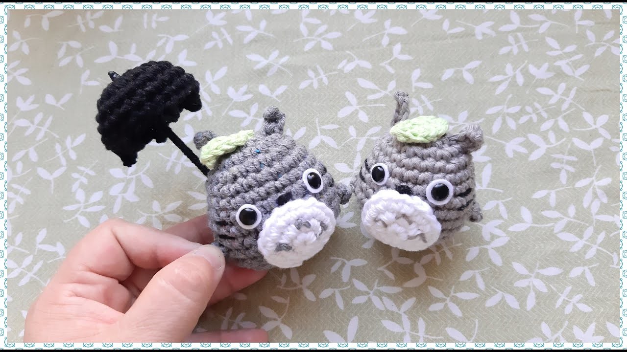 Mini Totoro amigurumi a crochet - fácil de tejer 1.2