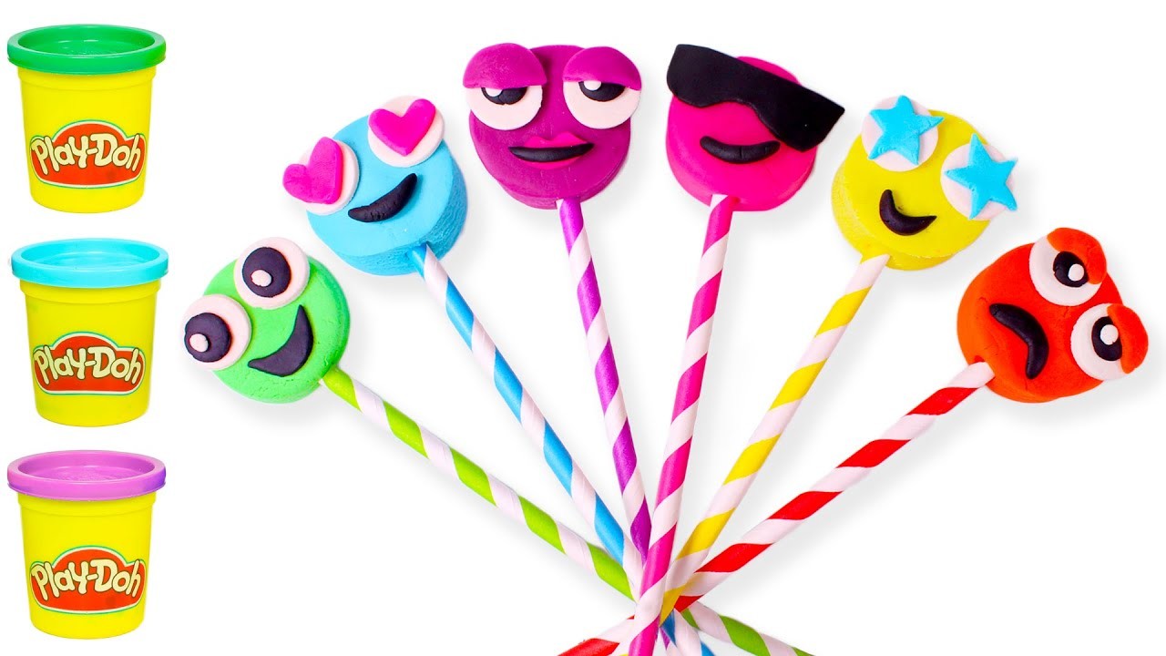 Aprende a hacer figuras de Emojis con plastilina Play Doh ???????? Manualidades para niños