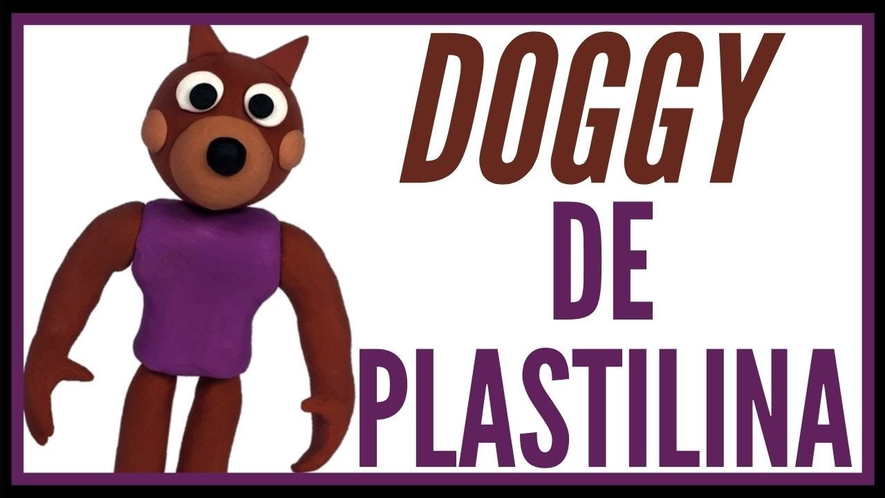 ????????????COMO HACER a DOGGY de PLASTILINA paso a paso | Doggy ROBLOX PIGGY POLYMER CLAY TUTORIAL