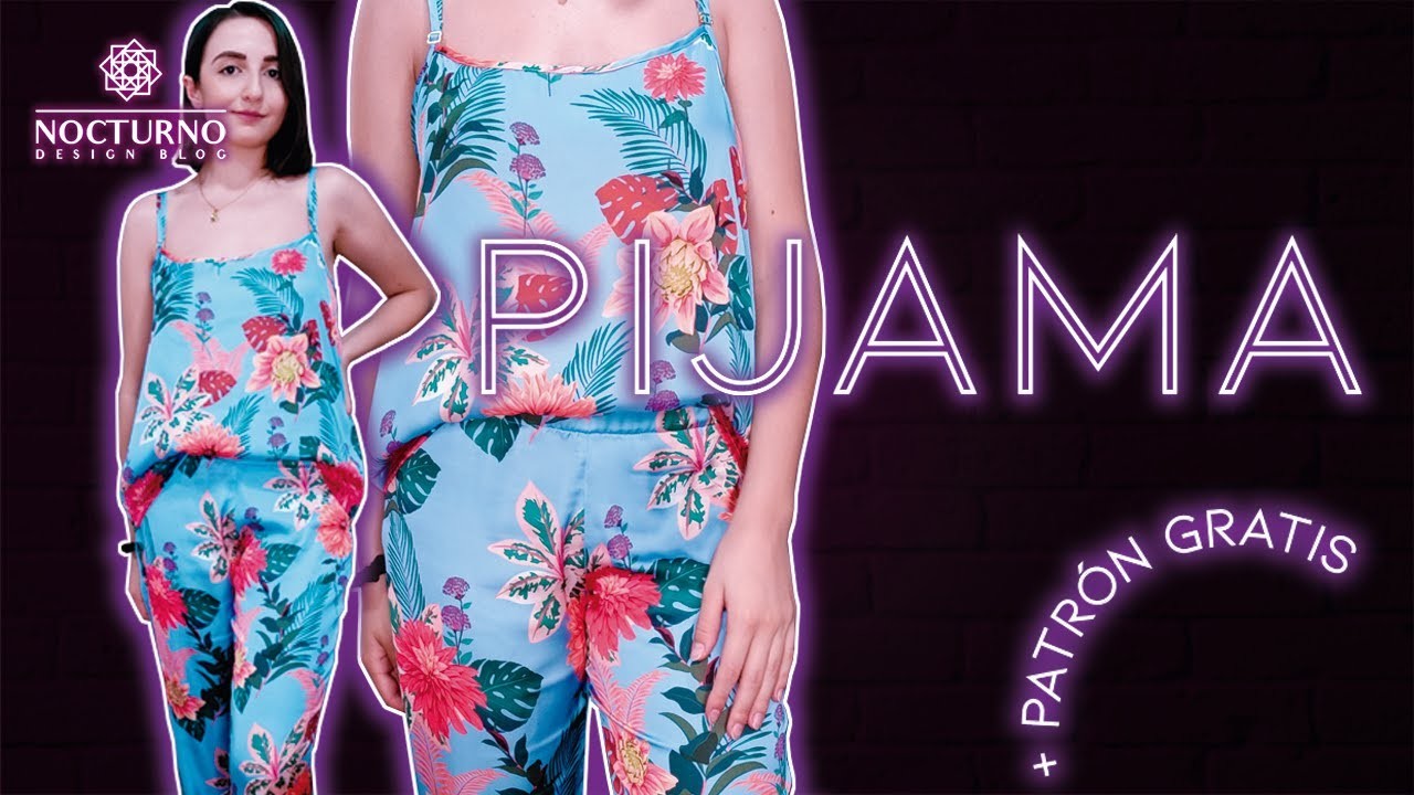 DIY PIJAMA EN SEDA: BLUSA Y PANTALÓN + PATRÓN GRATIS EN PDF