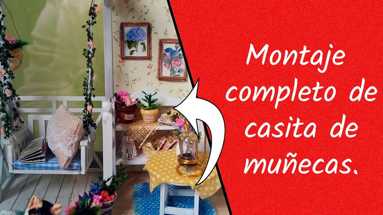 MONTAJE COMPLETO DE CASA DE MUÑECAS (bangood)