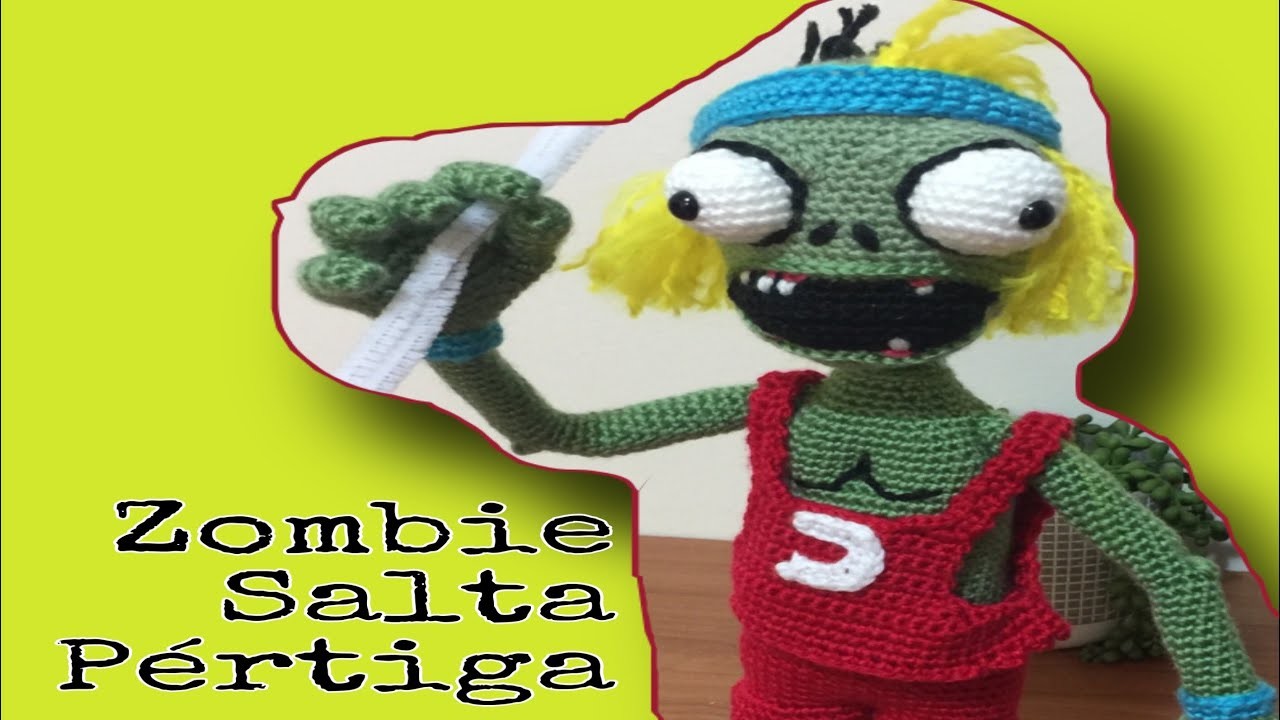 Zombie a crochet-salta pértiga- Parte final
