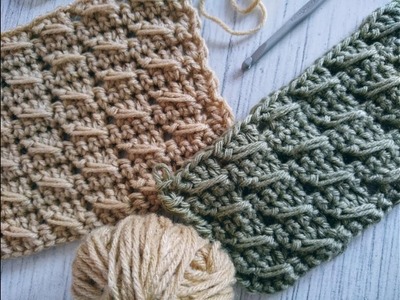 Puntada a crochet fácil y rápida:  Punto Abrazado