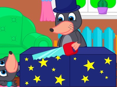 Benny Mole em Español - Truco Con la Hermana Dibujos animados para niños