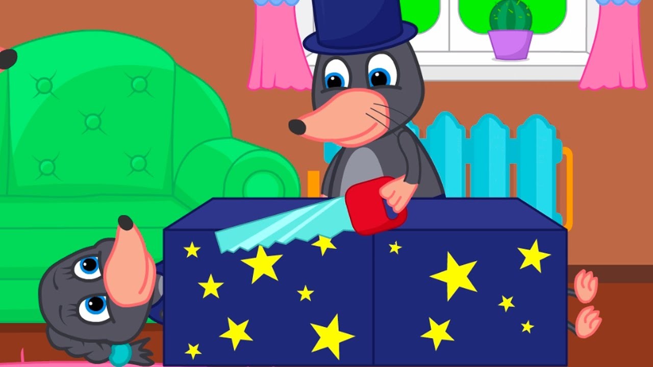 Benny Mole em Español - Truco Con la Hermana Dibujos animados para niños
