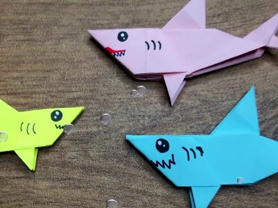 Cómo hacer un tiburón de papel | LUNA MIA ORIGAMI 5