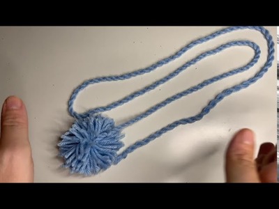 Como hacer cordón de lana