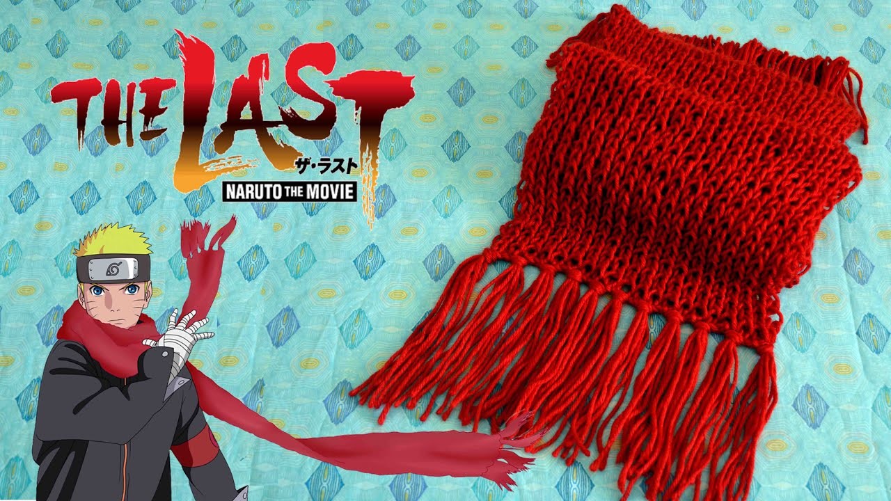 Cómo hacer la bufanda de Naruto the Last | Tutorial (Zurdo) | Mency Craft