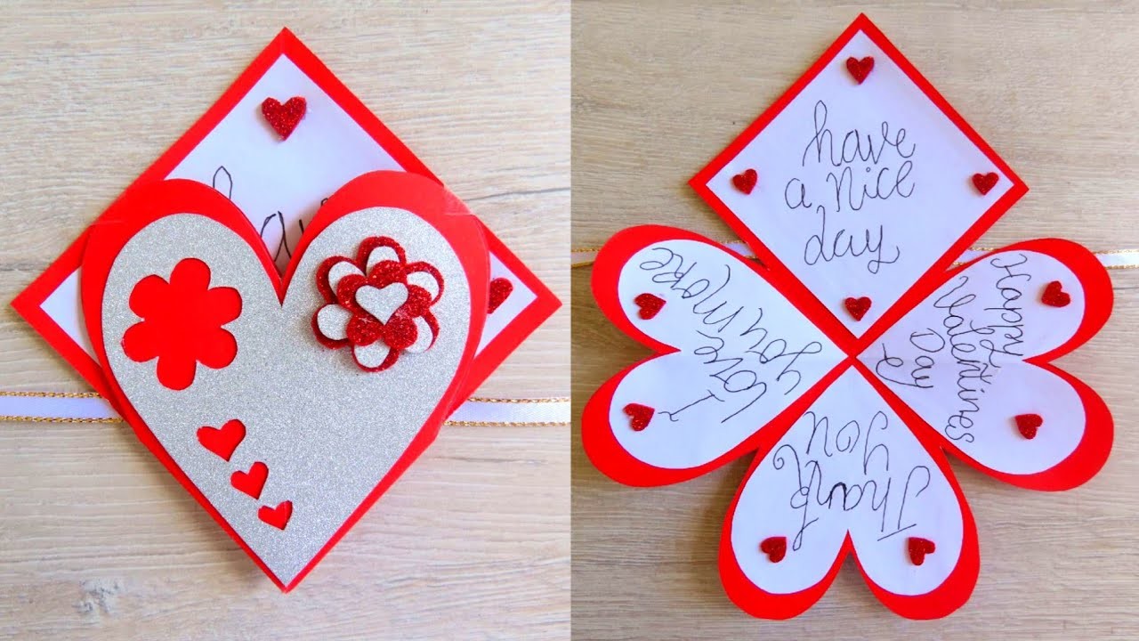 Origami: Tarjeta de corazón y sobre - Origami: Heart Card & Envelope