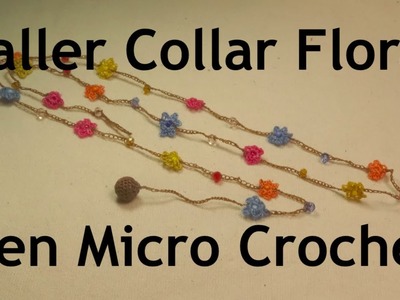Taller Completo: Confección de Collar Floral en Microcrochet
