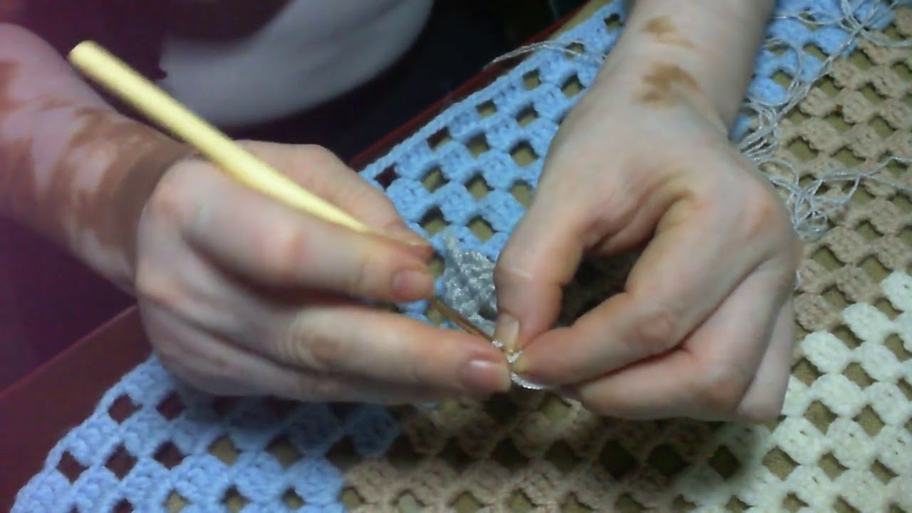 Clase de como hacer aumentos en una labor o tejido a crochet