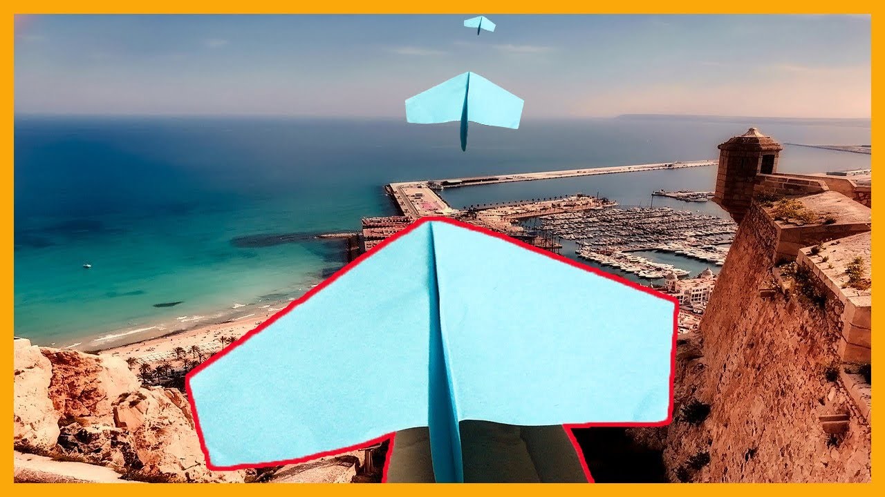 Como hacer el avión de papel vuela mucho y lejos - Récord mundial