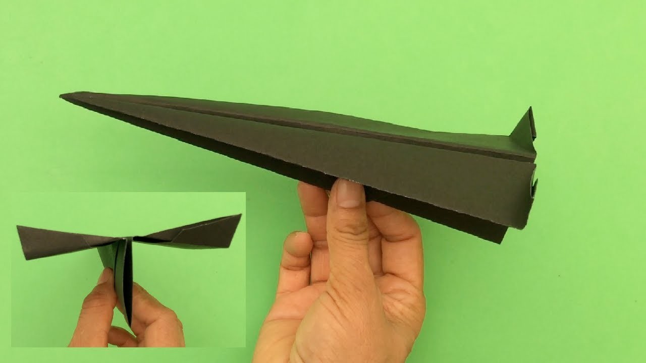 Como hacer  un avión????Jet Supersonico. avión de papel. Paper plane. aviones  de colección.ORIGAMI