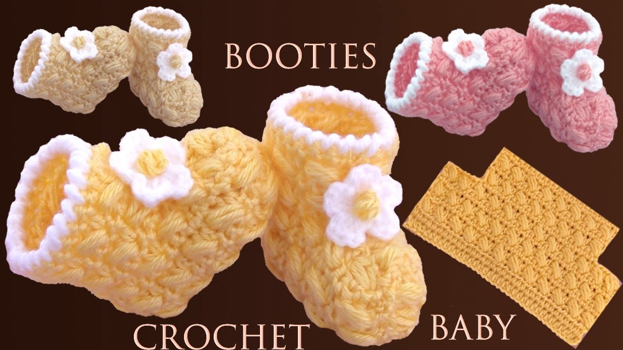 Zapatos para bebes fáciles tejidos a crochet paso a paso